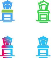 Chair Icon Design vector