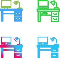 Desk Icon Design vector