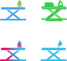 Iron Board Icon Design vector