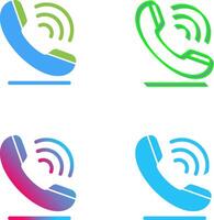 Phone Call Icon Design vector