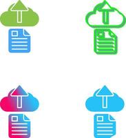 Upload Icon Design vector