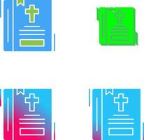 Biblia icono diseño vector