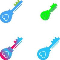 Key Icon Design vector