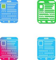 Ebook Icon Design vector