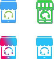 Support Icon Design vector