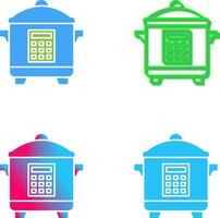 Cooker Icon Design vector