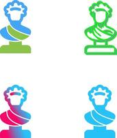 Statue Icon Design vector