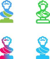 Statue Icon Design vector