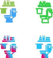 Toilet Icon Design vector