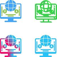 Language Icon Design vector