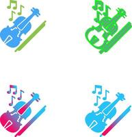 Violin Icon Design vector