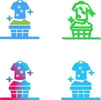 Laundry Icon Design vector