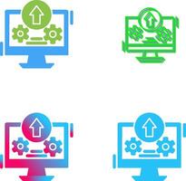 Upload Icon Design vector