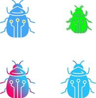 Bug Icon Design vector