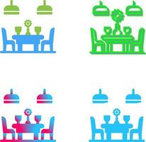 Table Icon Design vector