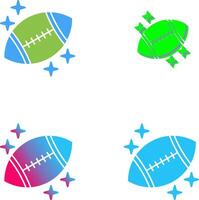 Rugby Icon Design vector