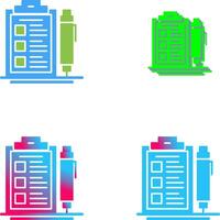 Check List Icon Design vector