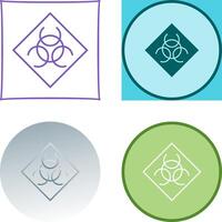 Biological Hazard Icon Design vector