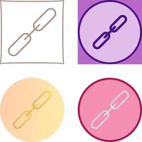 Link Building Icon Design vector