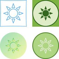 UV Radiation Icon Design vector