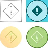 Caution Sign Icon Design vector