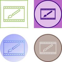 Unique Website Design Icon Design vector