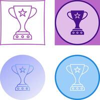 Unique Winner Icon Design vector