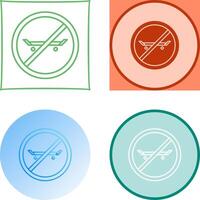 No Skating Icon Design vector