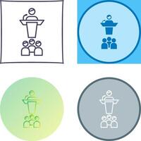 Seminar Icon Design vector