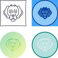 Dog Icon Design vector