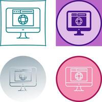 Website Icon Design vector