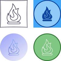 Fire Icon Design vector