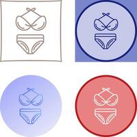 Bikini Icon Design vector