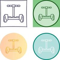 Hoverboard Icon Design vector