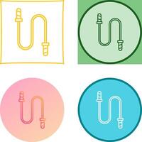 Jumping Rope Icon Design vector