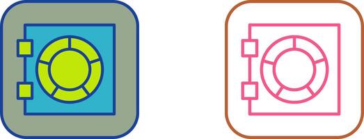 Safe Box Icon Design vector