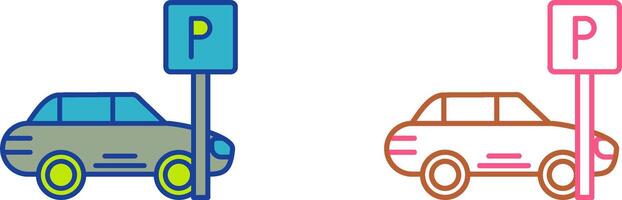 Parking Icon Design vector