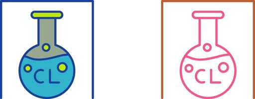 Flask Icon Design vector