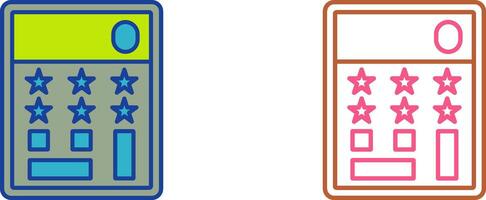 Calculator Icon Design vector