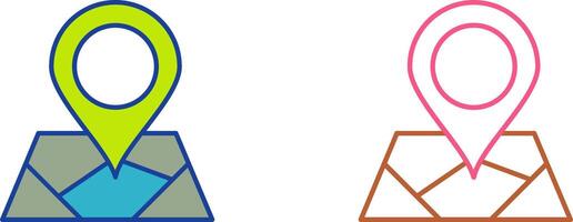 Map Icon Design vector