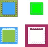 Unique Frame Icon Design vector