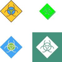 Biological Hazard Icon Design vector