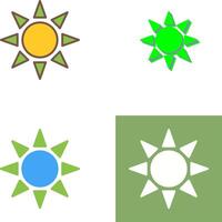 UV Radiation Icon Design vector