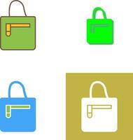 Handbag Icon Design vector