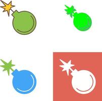 peligro de explosión icono diseño vector