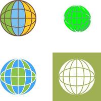 Globe Icon Design vector