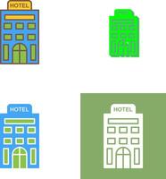 diseño de icono de hotel vector