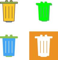 diseño de icono de basura vector