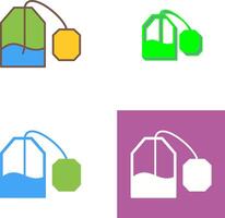 Tea Bag Icon Design vector