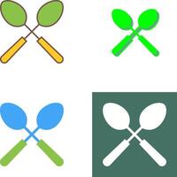 Spoons Icon Design vector